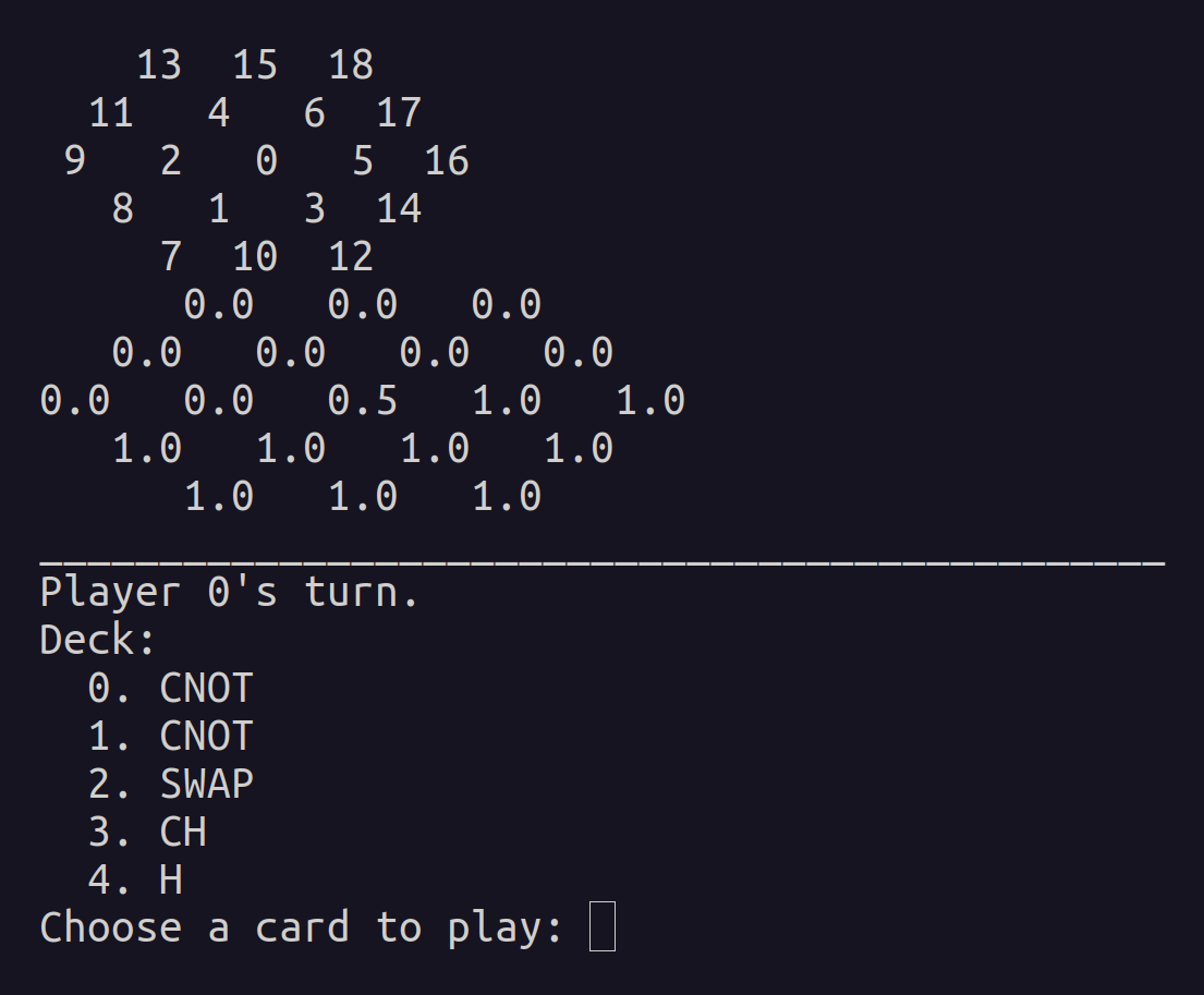 Quops: a board game inspired by quantum mechanics